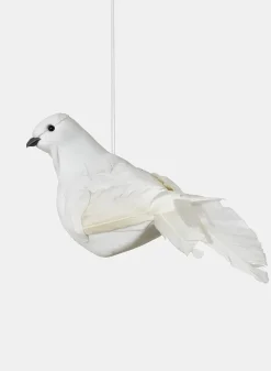 9in Long White Dove