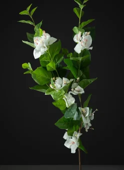 34in Long White Faux Bougainvillea Spray, Case of 12