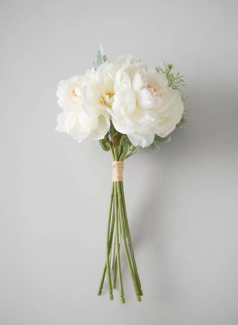 16in Long White Mix Flower Bouquet, Case of 6