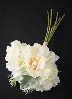 16in Long White Mix Flower Bouquet, Case of 6