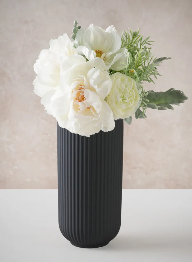 16in Long White Mix Flower Bouquet, Case of 6