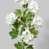 34in Long White Snowball Hydrangea Spray, Case of 12