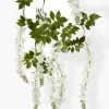78in Long White Wisteria Vine Hanging Garland