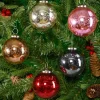 3in Round Antique Bronze Glass Ball Ornament in Window Box