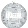 6in Round Mirror Disco Ball Set of 2