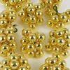 1in Round Shiny Gold Glass Balls on Picks (25mm), Set of 144