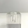 3.25in Square Crystal Glass Vase