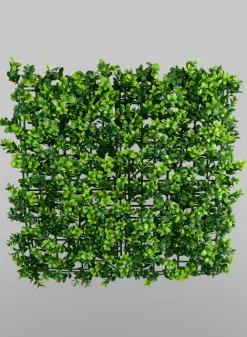 20in Square Mature Boxwood Mat – UV-Resistant (Indoor/Outdoor