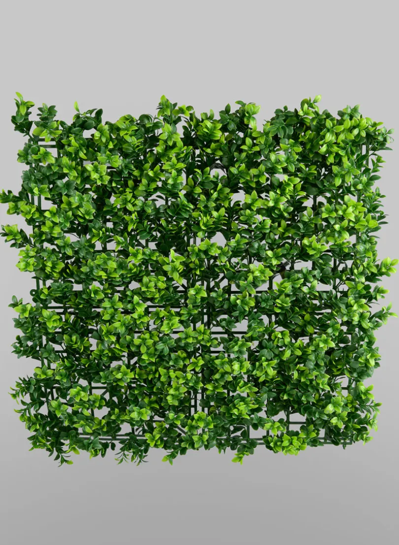 20in Square Mature Boxwood Mat – UV-Resistant (Indoor/Outdoor