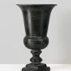 14.5in Tall Aged Bronze Urn