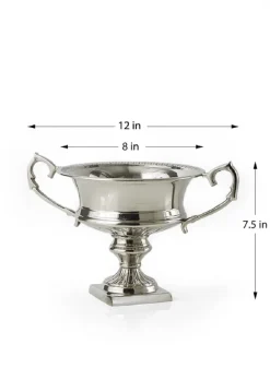 7.5in Tall Aluminum Flower Urn
