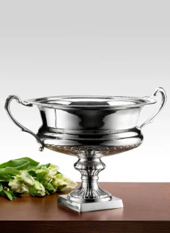 8.25in Tall Aluminum Flower Urn