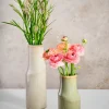 11in Tall Annika Cream Ceramic Cylinder
