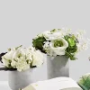 4 1/4in Tall Cement Fishbowl Vase