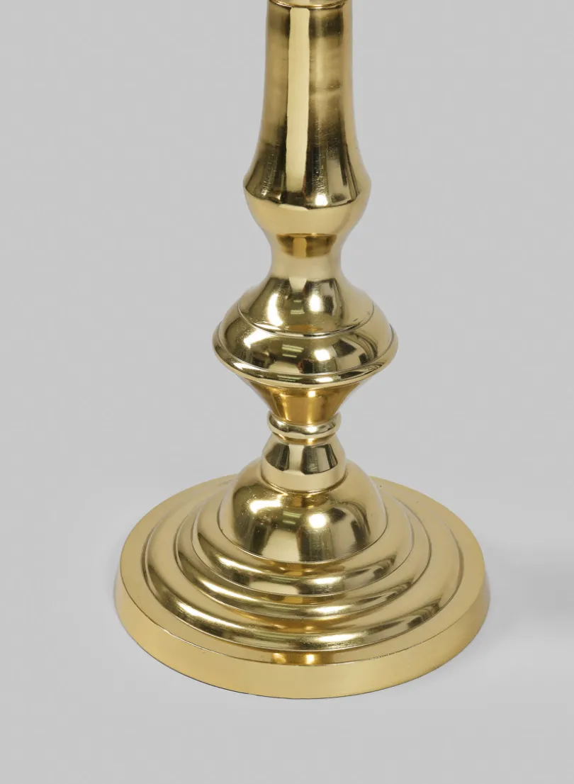 24in Tall Chateau Gold Metal Pedestal Holder