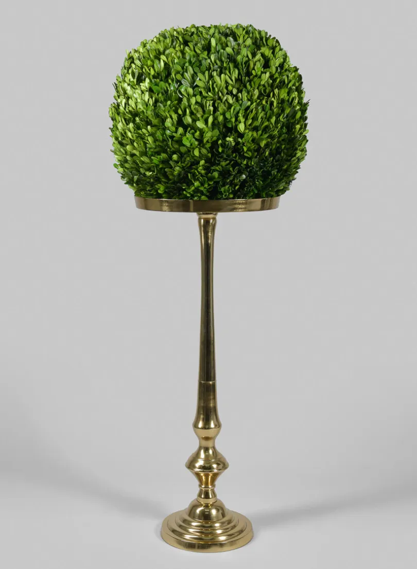 29in Tall Chateau Gold Pedestal Holder