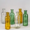 6.5in Tall Clear Glass Bottle Bud Vase, Set of 6