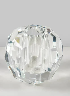5in Tall Crystal Ball Glass Vase