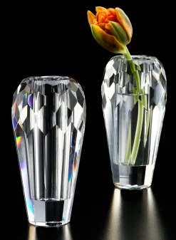 4.75in Tall Crystal Bud Glass Vase