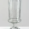 16.5in Tall Cutwork Glass Urn