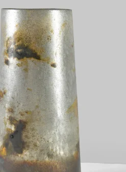 12in Tall Dante Oxidized Artisan Glass Vase