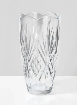11.75in Tall Festonne Petillant Classic Glass Vase