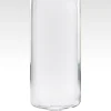 14in Tall Footed Hurricane Glass Vase