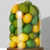 15in Tall Glass Cloche On Wood Base