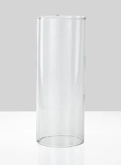 12in Tall Glass Hurricane