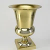 21in Tall Gold Aluminum Urn