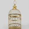 18in Tall Gold Birdcage