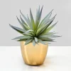 3.5in Tall Gold Elegance Iron Cachepot, Set of 4