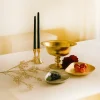 4.5in Tall Gold Metal Candlestick