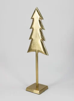 22in Tall Gold Norvege Metal Tree