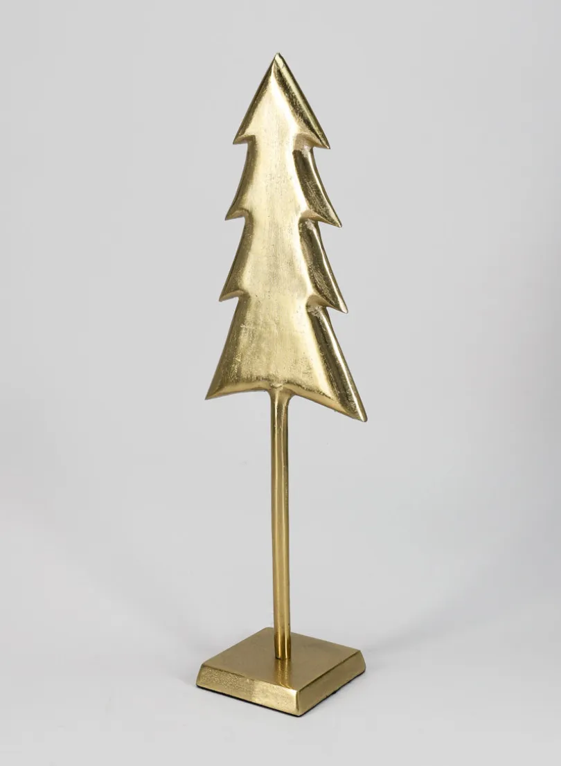 22in Tall Gold Norvege Metal Tree