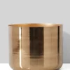 9in Tall Gold Planter Iron Vase