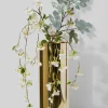 20in Tall Gold Stainless Steel Cylinder