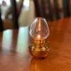 4.5in Tall Heritage Brass Oil Lamp, Mini, Set of 4