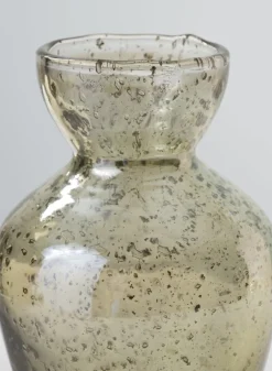 6in Tall Jacques Green Vintage Bud Glass Vase