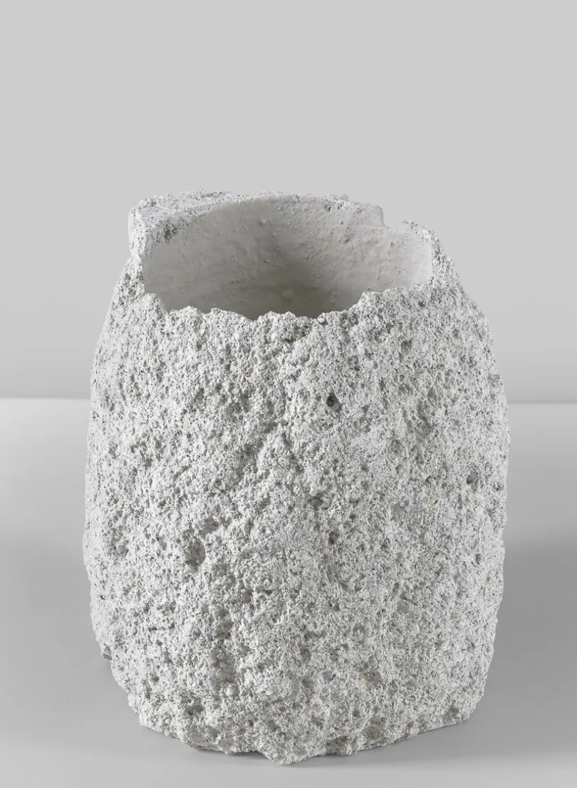 6.5in Tall Lava Rock Vase
