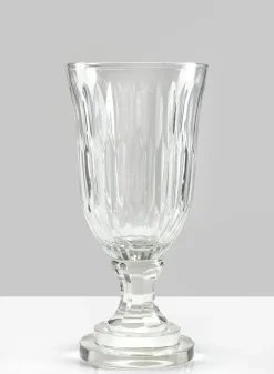 9.5in Tall Limoge Etched Glass Urn