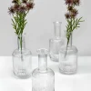 7.75in Tall Marie Curie Flask Glass Vase