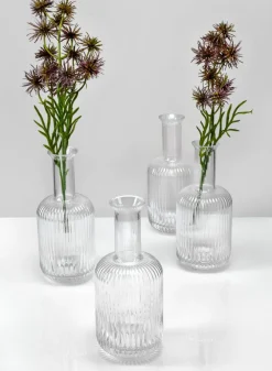 7.75in Tall Marie Curie Flask Glass Vase