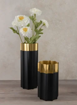 12in Tall Narita Stainless Steel Vase