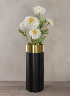 12in Tall Narita Stainless Steel Vase