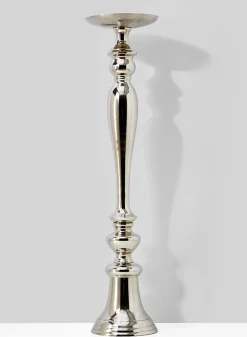 29.5in Tall Nickel Floral Stand