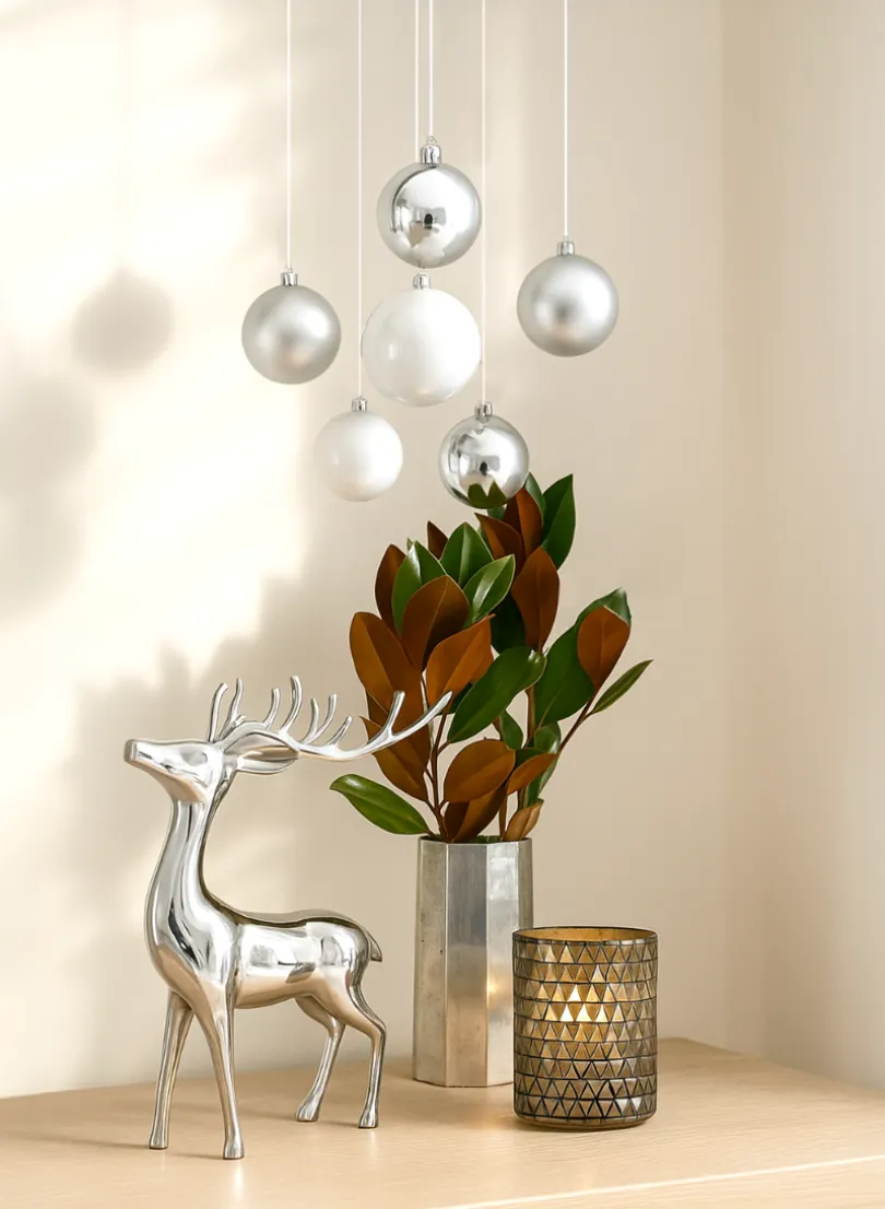 25.5in Tall Nickel Reindeer