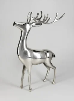 25.5in Tall Nickel Reindeer
