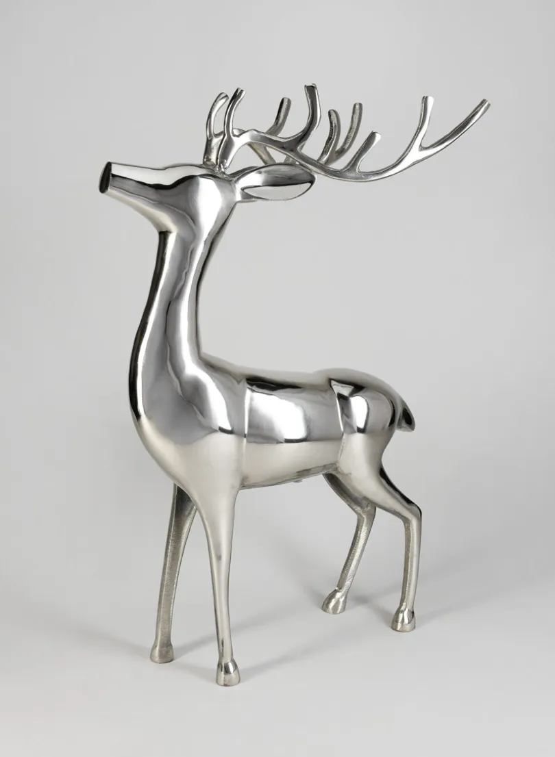 25.5in Tall Nickel Reindeer