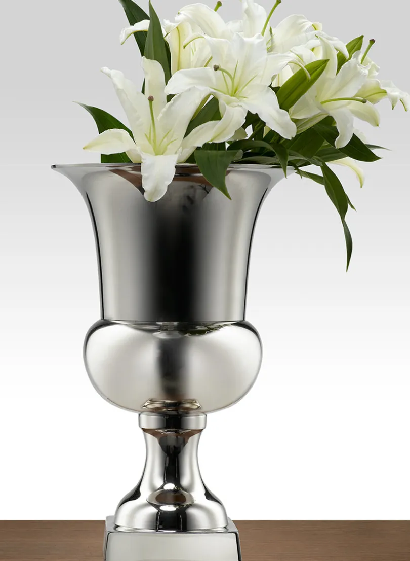15.5in Tall Nickel Urn